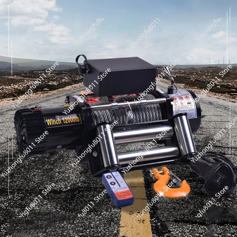 Atv Winch 3000Lb - Электрическая лебедка 12В/24В, 3000 фунтов, для