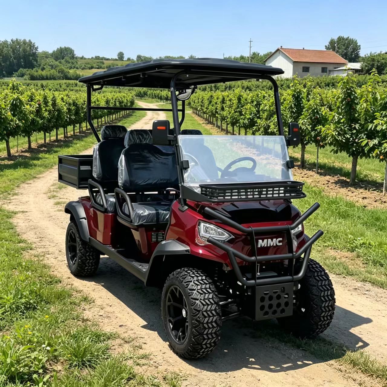 Electric Utv 4 Seater - 4-местный UTV с грузовым отсеком, фермерский