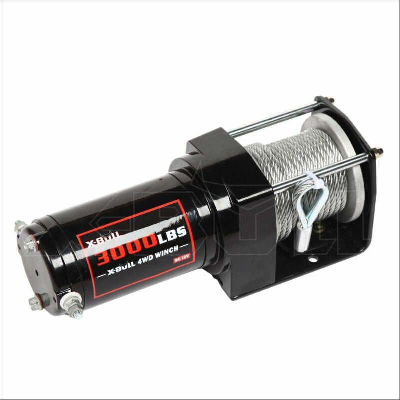 Atv Winch 3000Lb - Беспроводная электрическая лебедка 12 В, 3000