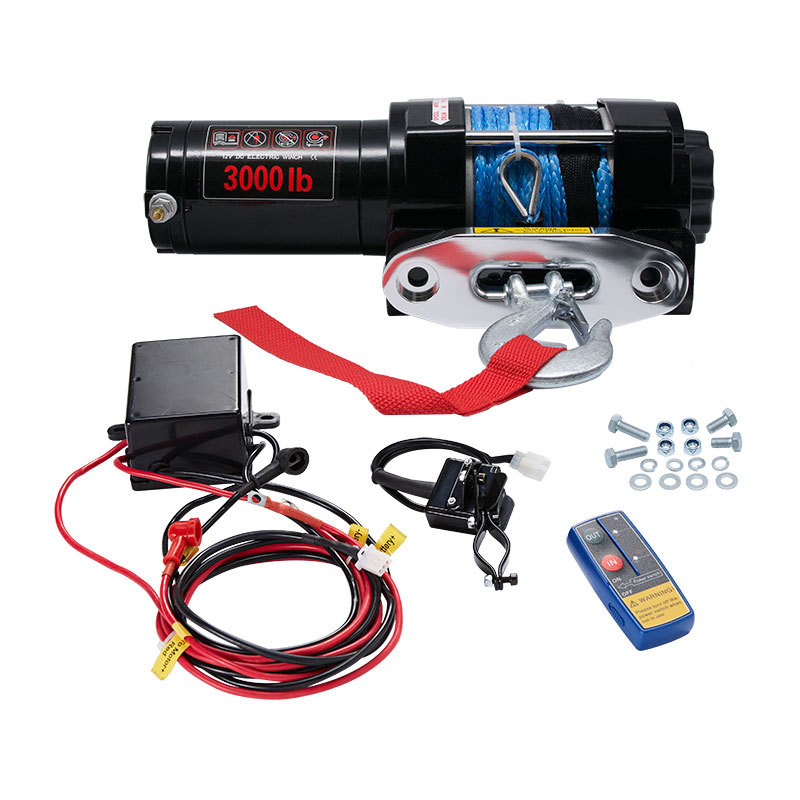 Atv Winch 3000Lb - Лебедка для пляжного автомобиля 12 В,