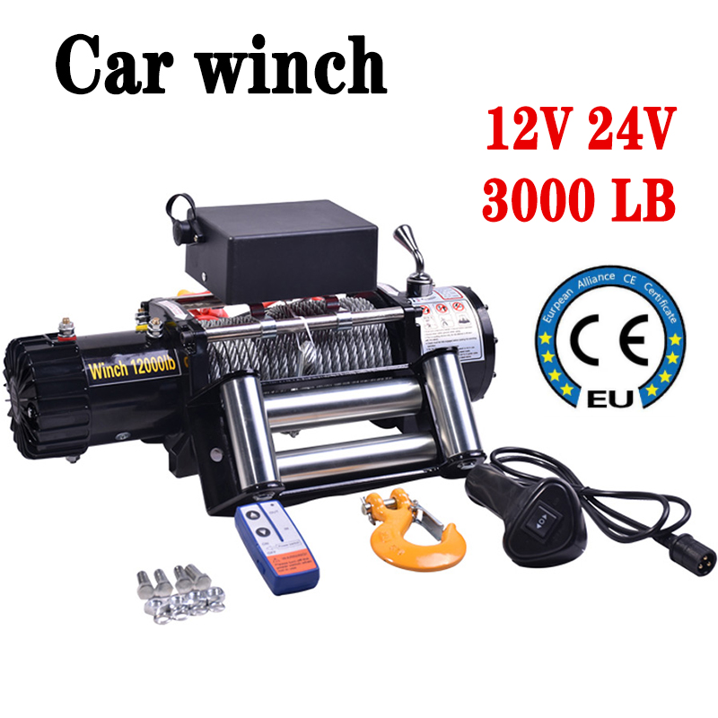 Atv Winch 3000Lb - Автомобильный прицеп, квадроцикл, комплект электрических лебедок