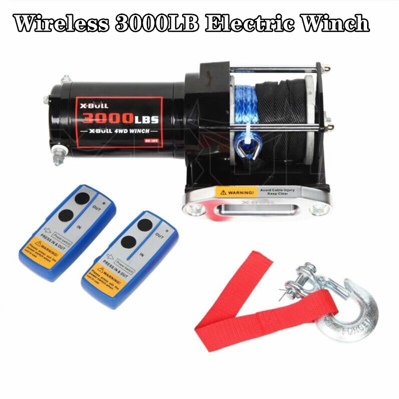 Atv Winch 3000Lb - Лебедка автомобиля 12 В Беспроводная 3000
