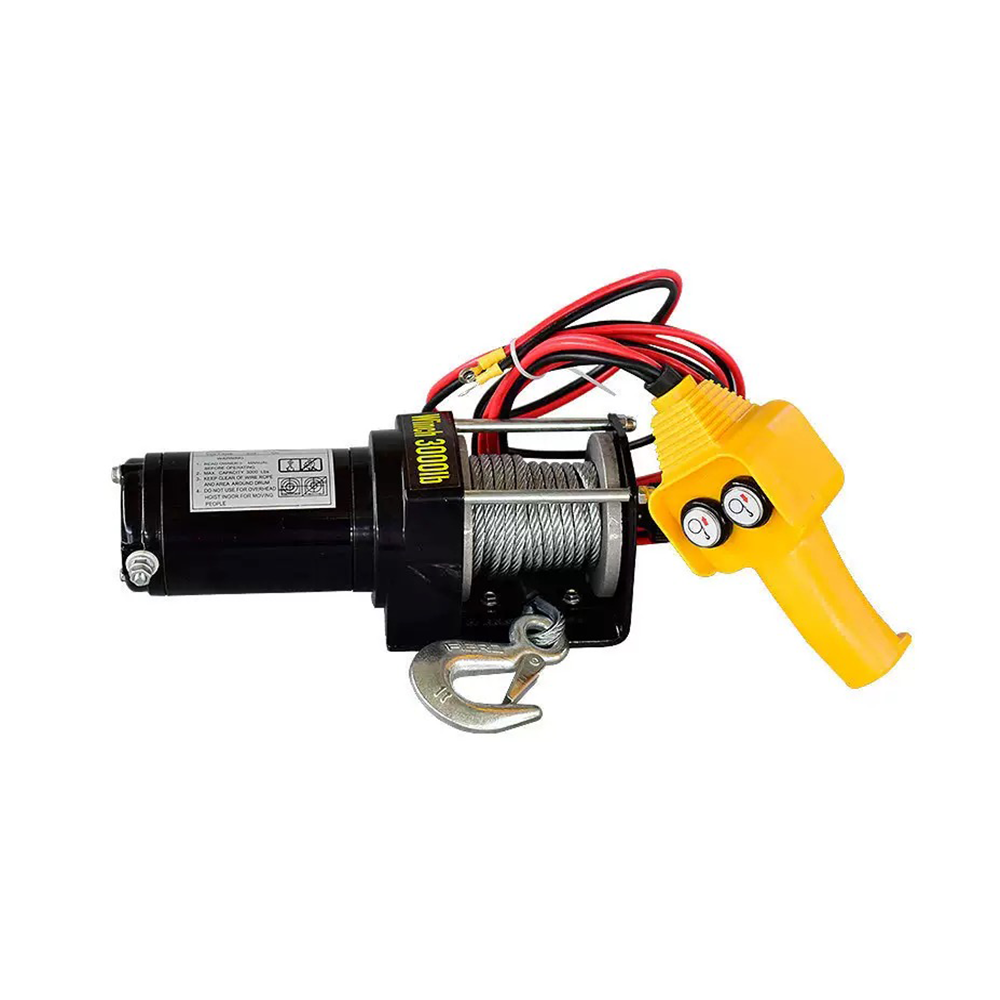Atv Winch 3000Lb - Электрическая лебедка 12В, 3000 фунтов, сверхмощная,