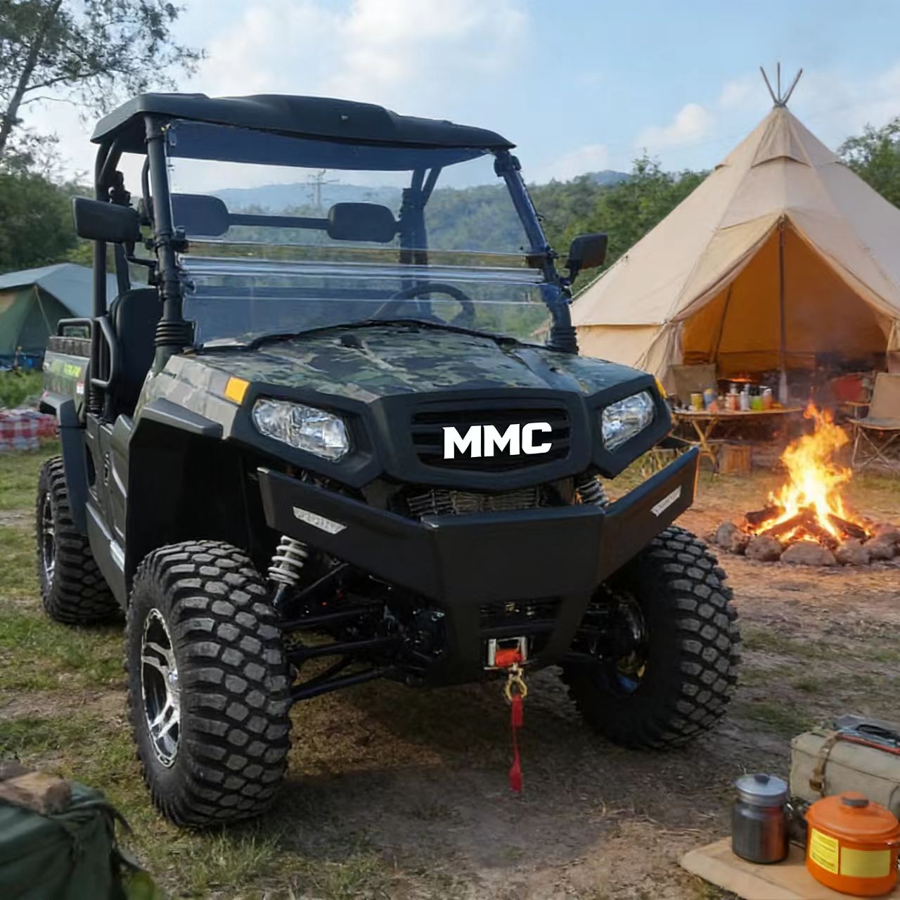 Электрический гольф-кар/вездех – обзор и цена Electric Utv 4 Seater