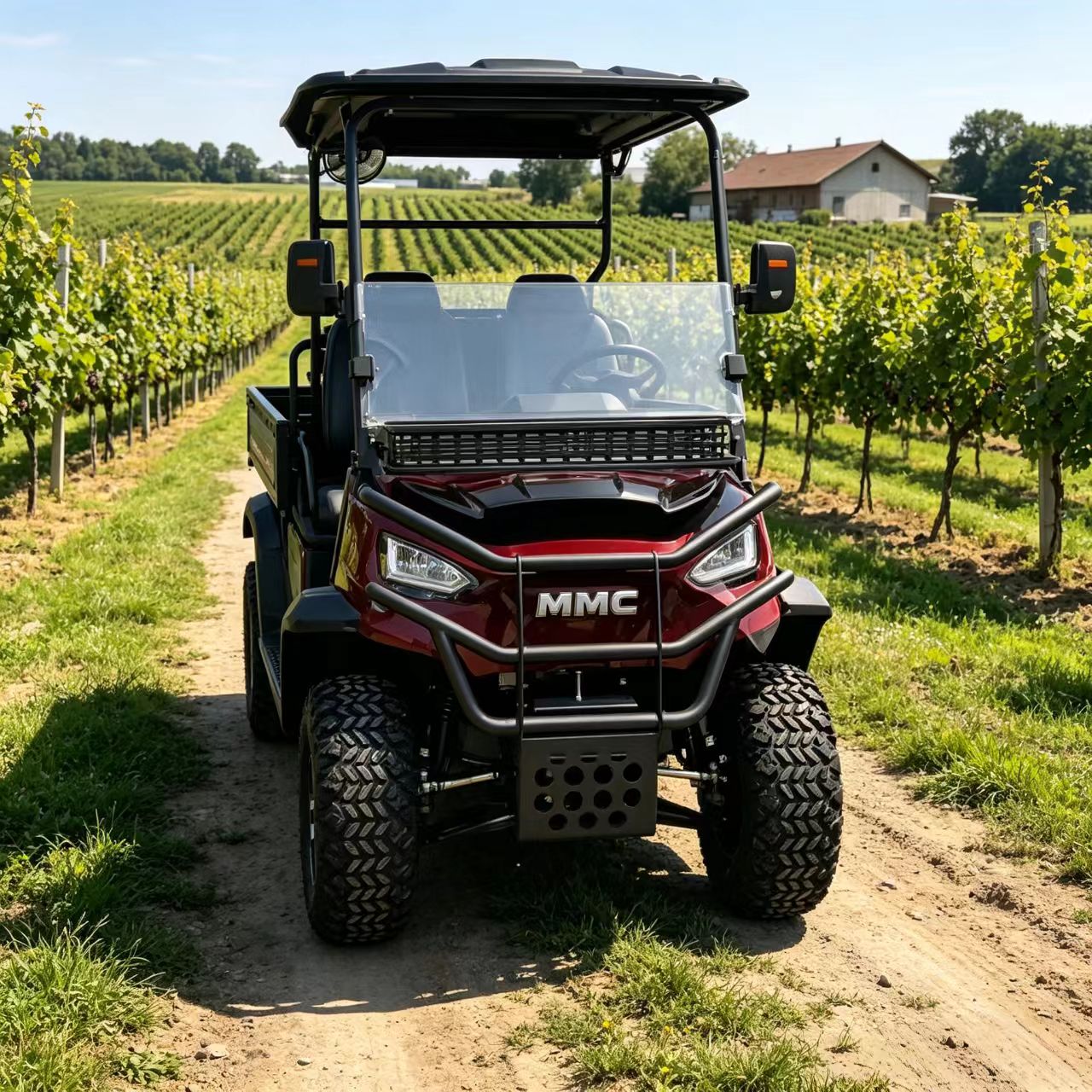 4-местный UTV с грузовым отсек – обзор и цена Electric Utv 4 Seater