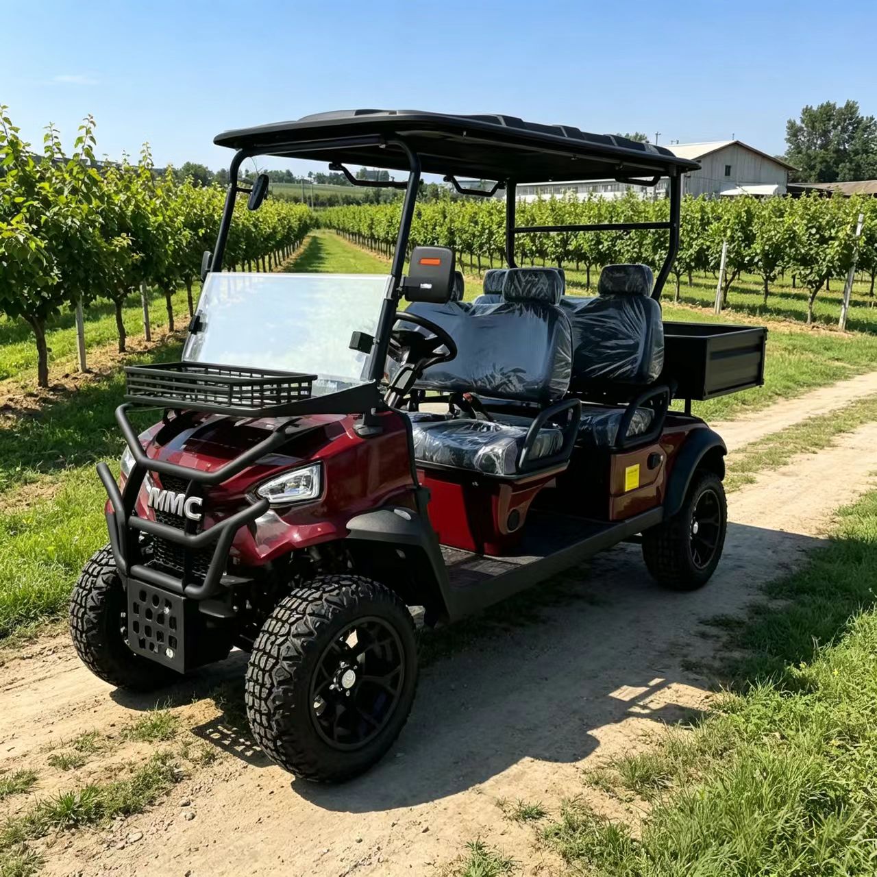 4-местный UTV с грузовым отсек – обзор и цена Electric Utv 4 Seater