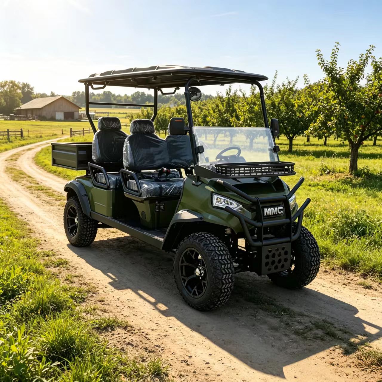 2-4-местный гольф-кар с грузов – обзор и цена Electric Utv 4 Seater