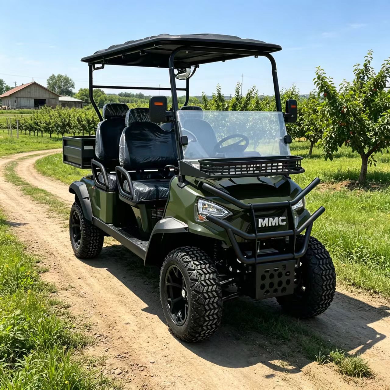 2-4-местный гольф-кар с грузов – обзор и цена Electric Utv 4 Seater