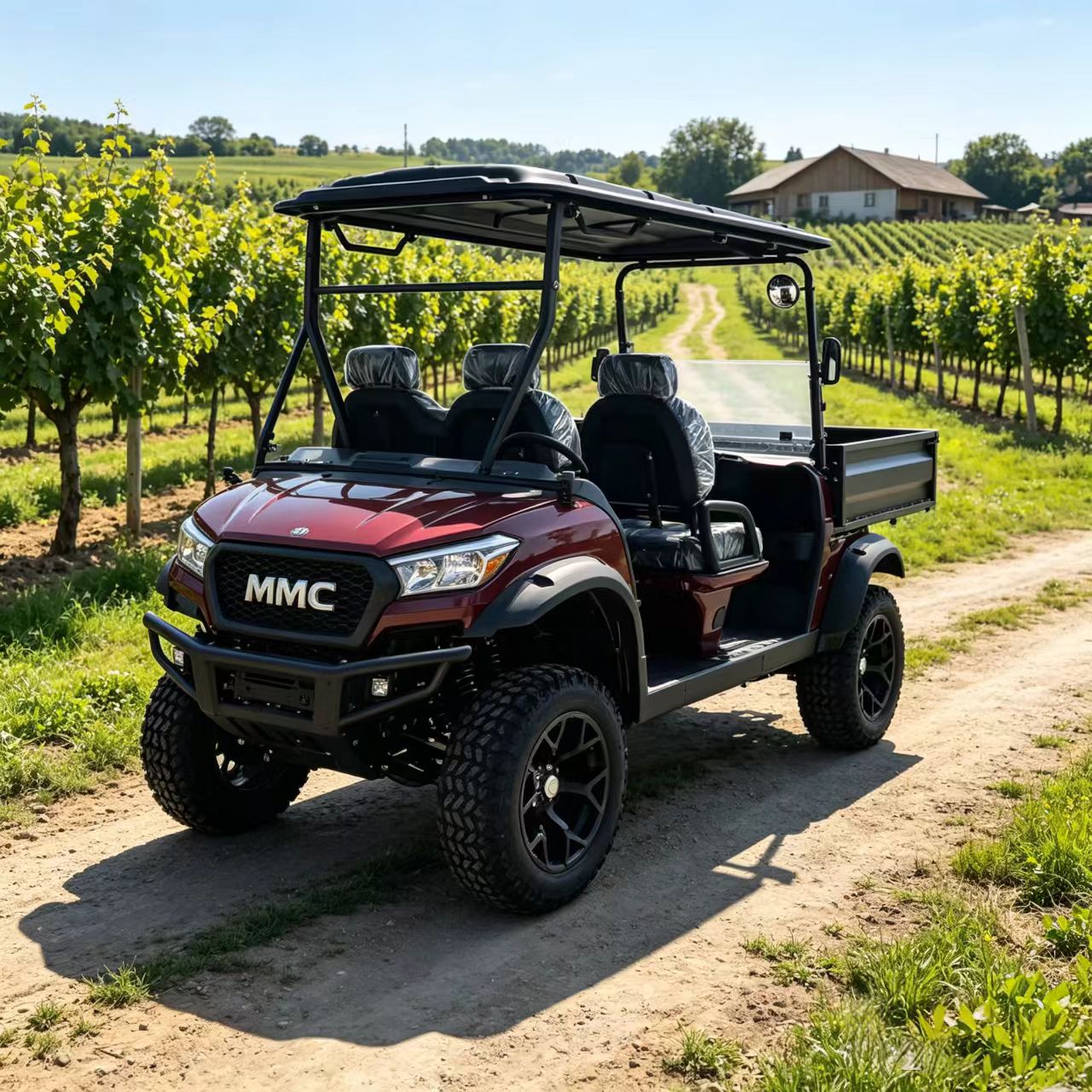 2-4-местный гольф-кар с грузов – обзор и цена Electric Utv 4 Seater