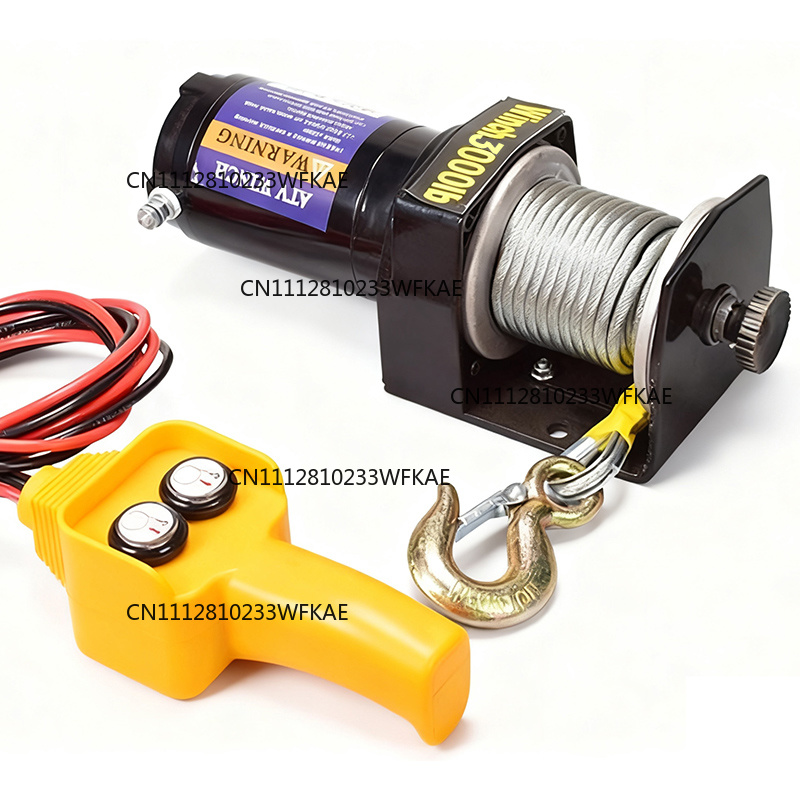 Портативная электрическая лебе – обзор и цена Atv Winch 3000Lb