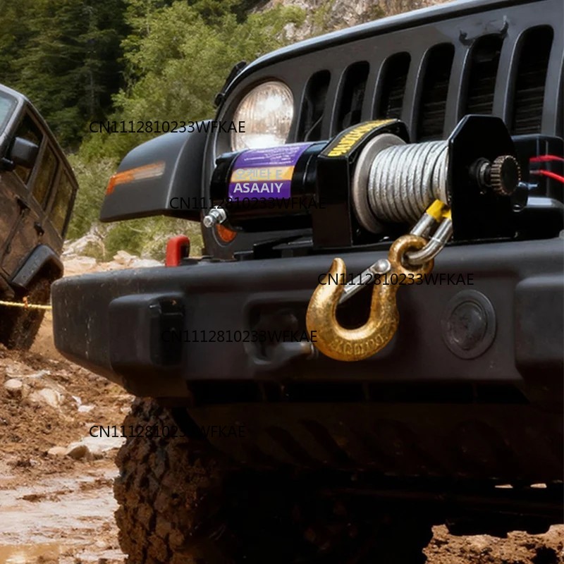 Портативная электрическая лебе – обзор и цена Atv Winch 3000Lb