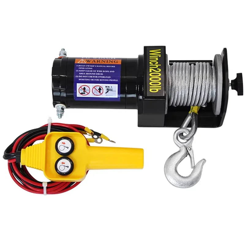 Электрическая лебедка 2000/300 – обзор и цена Atv Winch 3000Lb